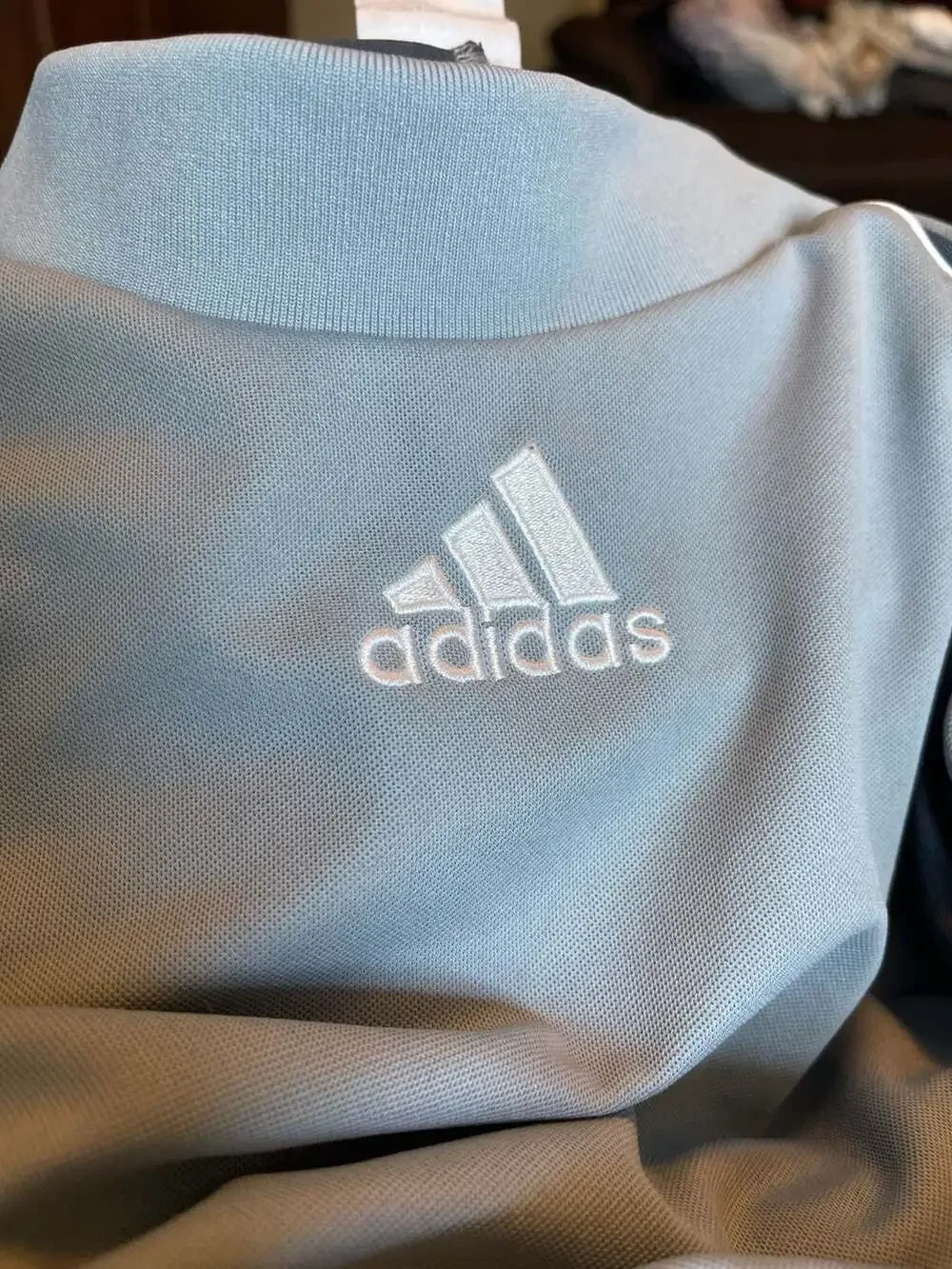 Vintage Adidas Clima365‎ Padded Goalkeeper Jersey Grey Size L